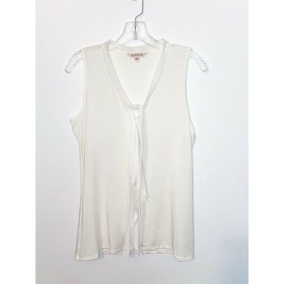 Nanette Lepore Sleeveless Cream Top Size S - Picture 1 of 7